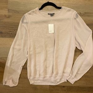 VINCE sheer top